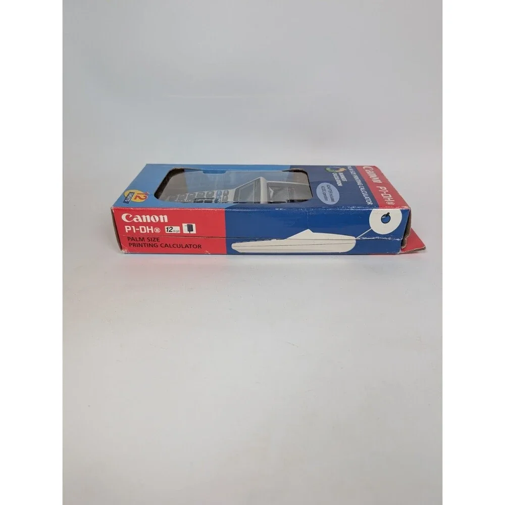 Canon P1-DH III Palm Size Printing Calculator New In Box 12 Digit Business AC